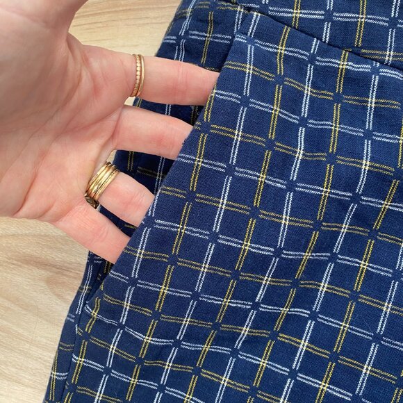 Wildfang Check Print Suit Set Essential Trouser & Essential Tux Blazer Size 26W - Picture 14 of 16